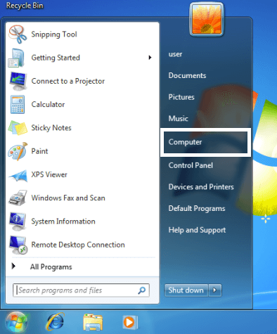 windows 7 start menu discord javascript error