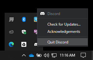 Discord Stuck On Connecting Quit discord