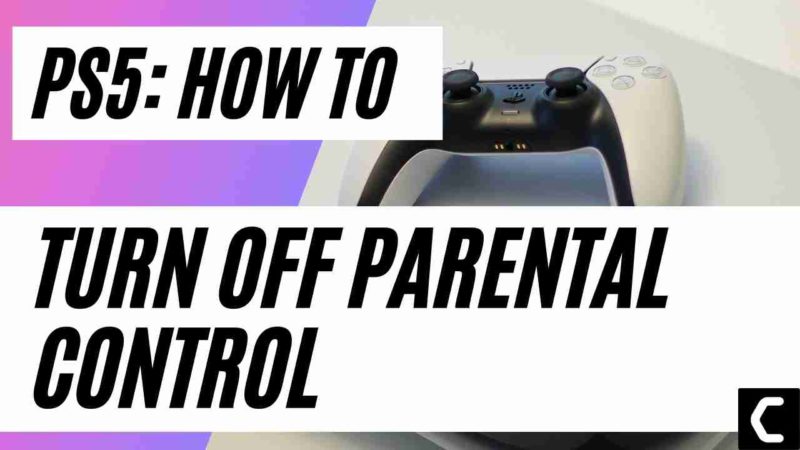 PS5 PARENTAL CONTROL