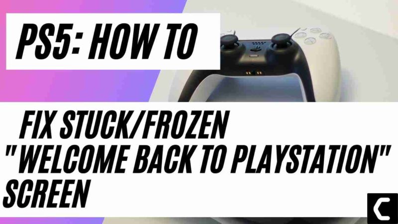 Stuck Frozen Welcome Back To Playstation Screen Thumbnail