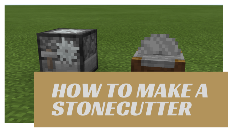 how to make a stonecutter