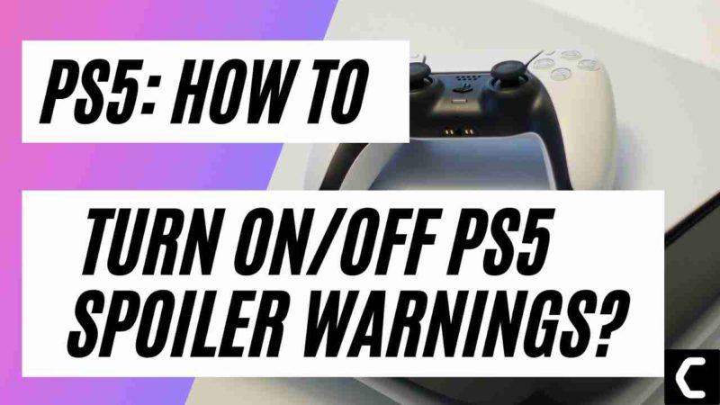 How to Turn On PS5 Spoiler Warnings!