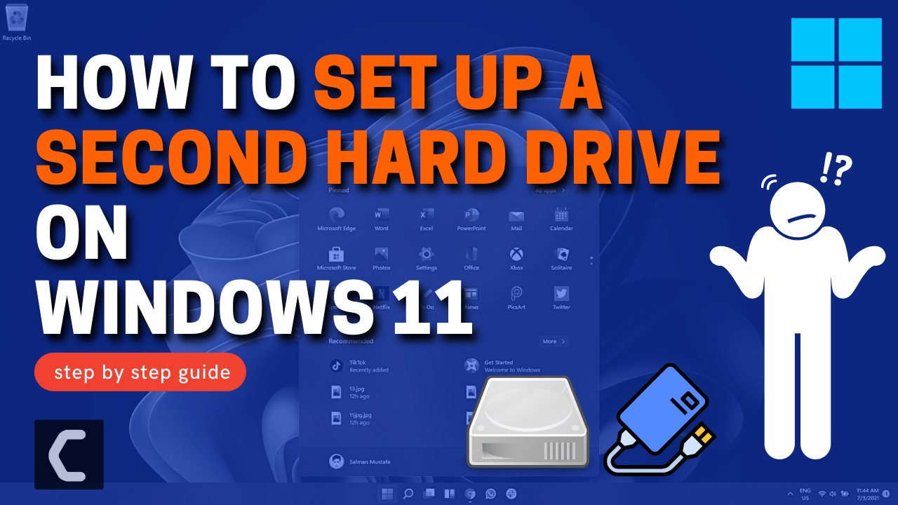 How to Set Up a Second Hard Drive on Windows 11?