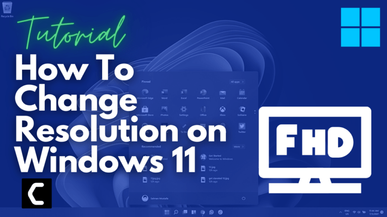 How To Change Resolution on Windows 11