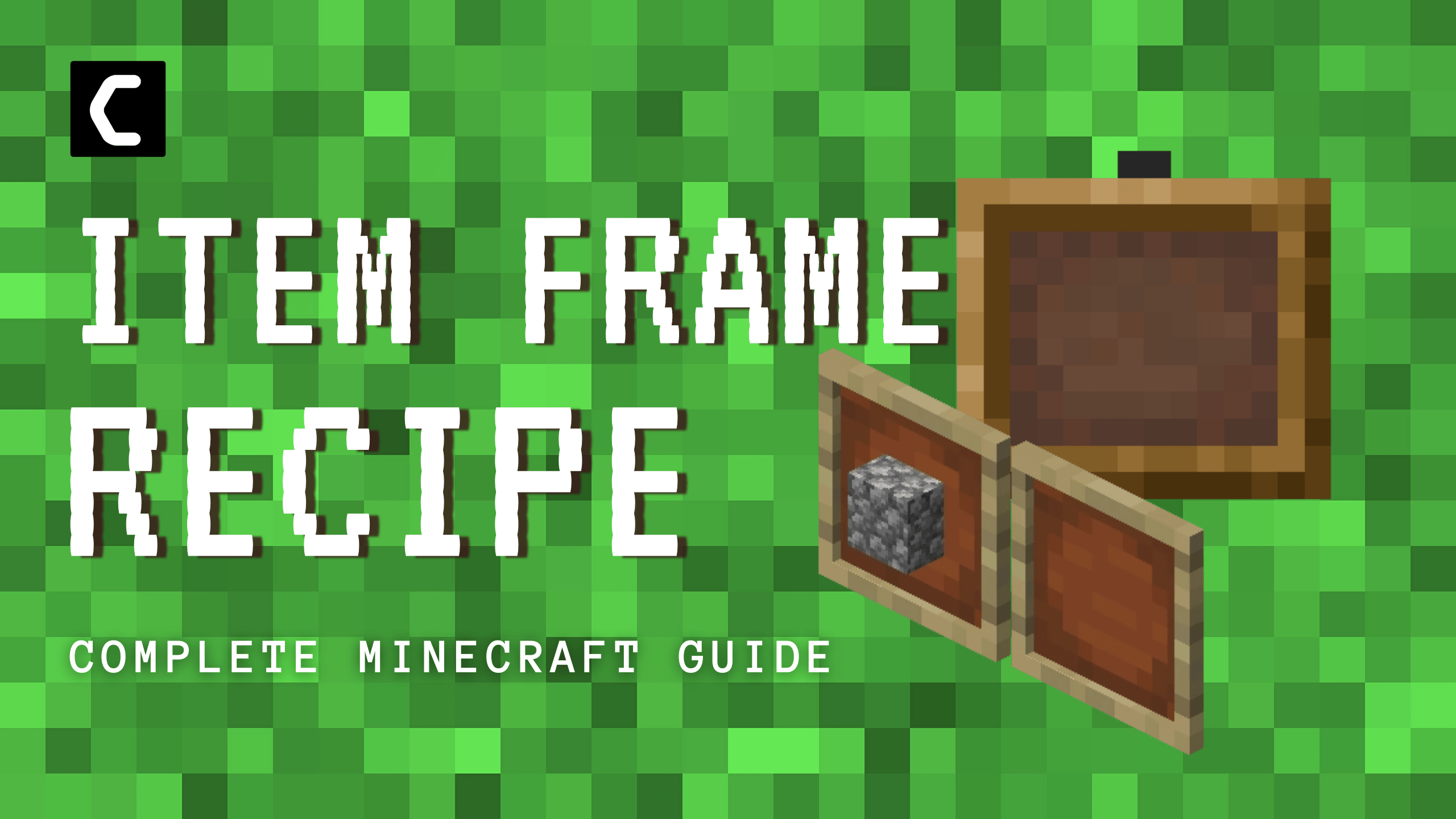 How to make an Item Frame in Minecraft