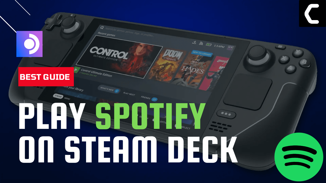 play spotify on steam deck