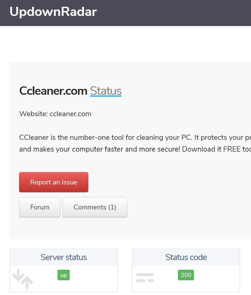 ccleaner won t download