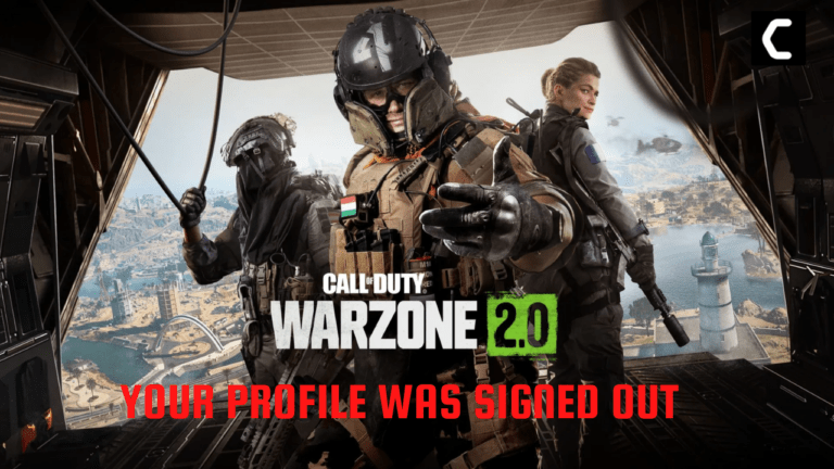 FIXED: "Your Profile Was Signed Out" Error in COD Warzone 2.0