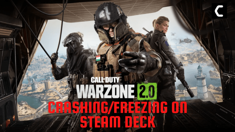 COD Warzone 2.0 Crashing/Freezing Constantly on Steam Deck