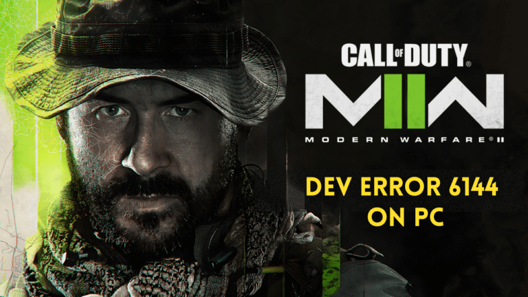 Dev Error 6144 on Call of Duty Modern Warfare 2