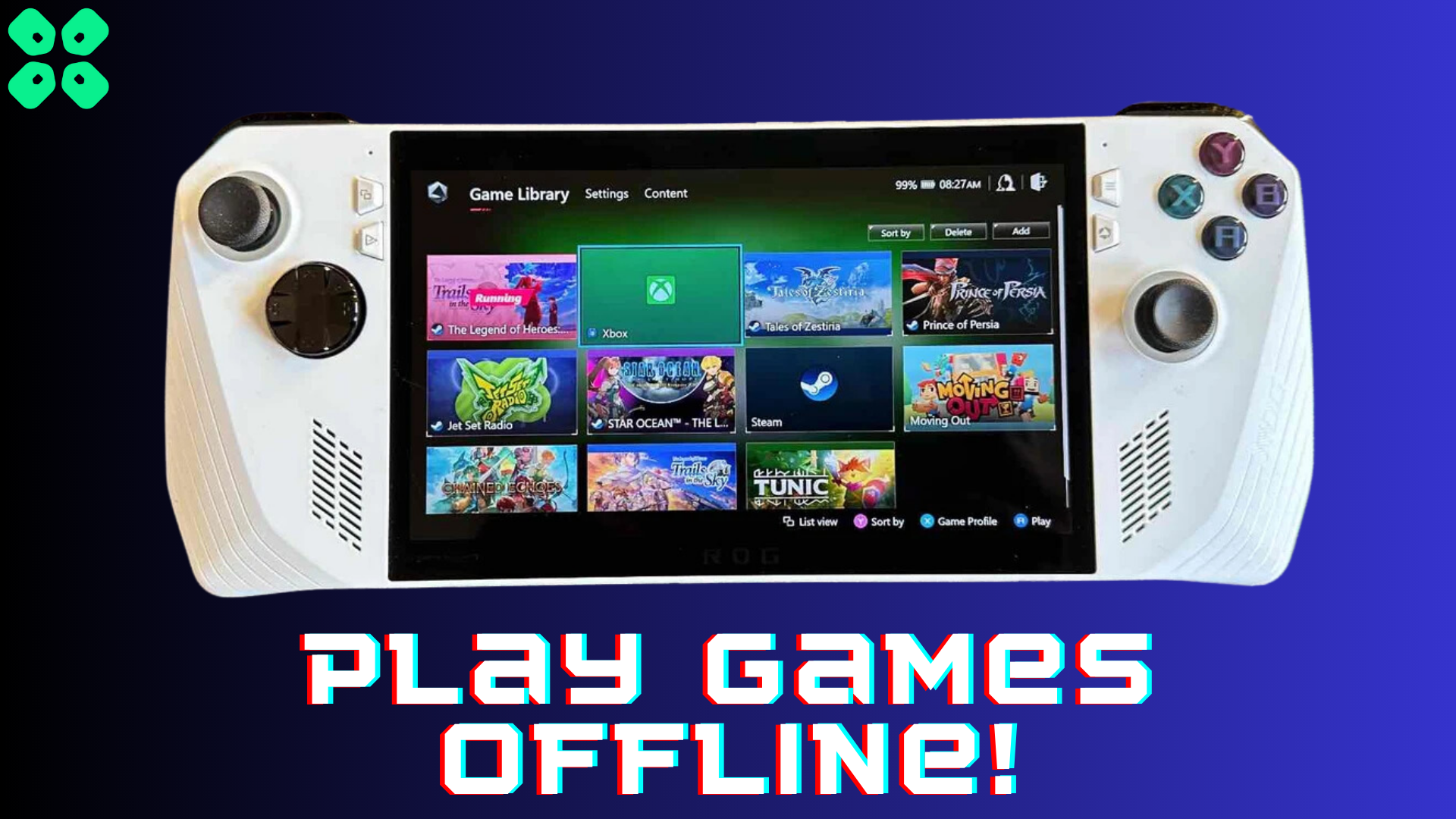How to play Game Pass games offline.